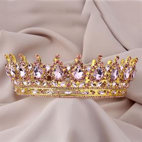 Pasta Süsleme Taç Pembe