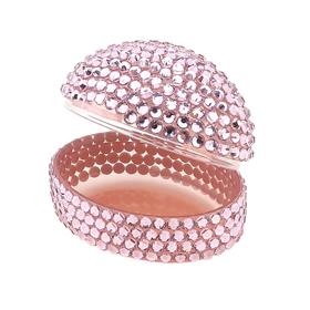 Pembe Kristal Taşlı Emzik Kutusu