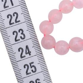 Pembe Kuvars Taşı Boncuk
