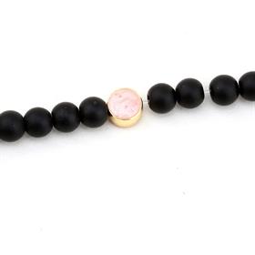 Pembe Sedefli Takı Boncuğu