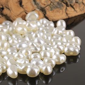 Plastik Barok İnci Boncuk Krem