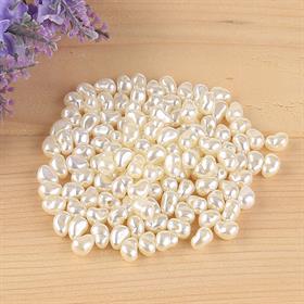 Plastik Barok İnci Boncuk Krem