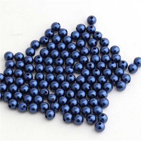 Plastik Çanta Boncuk 8 mm ( 50 Adet )