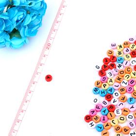 Plastik Harf Boncuk Renkli