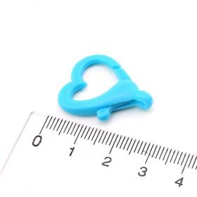 Plastik Kalp Klips 10 Adet