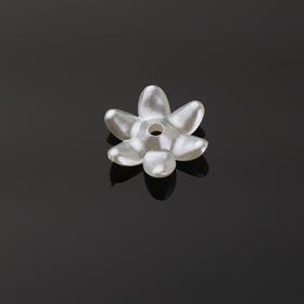 Plastik Küçük Çiçek İnci Krem 20 Adet