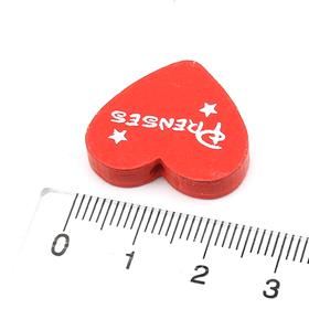 Prenses Baskılı, Kalp Emzik Askısı Boncuğu