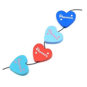 Prenses Baskılı, Kalp Emzik Askısı Boncuğu