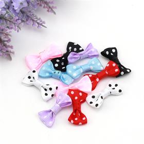 Puantiyeli Saten Fiyonk 10 Adet