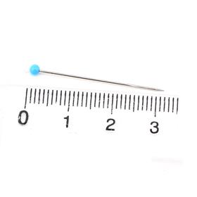 Renkli Cam Başlı Toplu İğne (50 Adet)