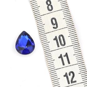 Renkli Kristal Damla Taş 10X14 mm (10 adet)