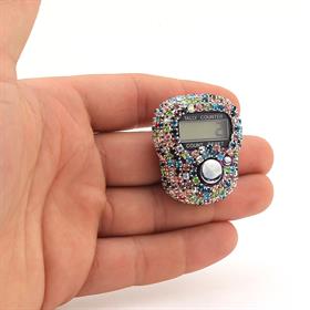 Renkli Kristal Taşlı Zikirmatik Tesbihmatik