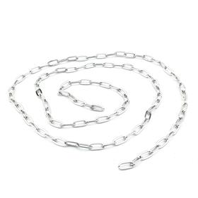 Rodyum Kaplama Kalın Dikdörtgen Zincir