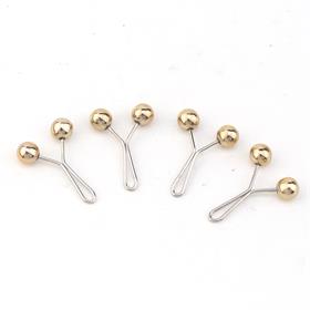 Rose İnci Taşlı Eşarp Şal Klipsi 12 adet