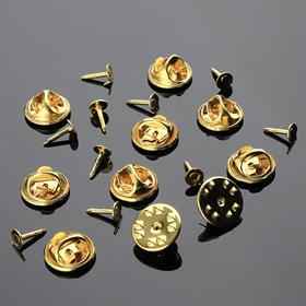 Rozet Klipsi ve İğnesi Gold