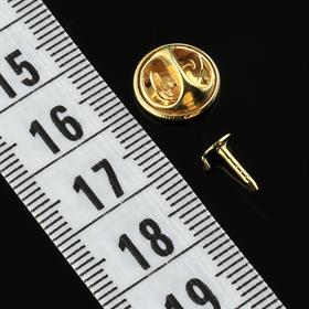 Rozet Klipsi ve İğnesi Gold