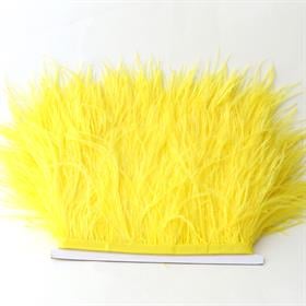 Sarı Devekuşu Tüyü Şerit