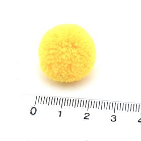 Sarı Yün Ponpon 2 cm 10 Adet