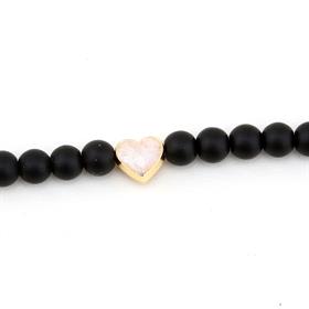 Sedefli Kalp Takı Boncuğu