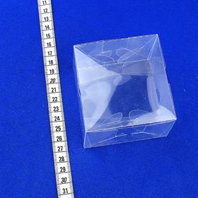 Şeffaf, Asetat Kutu (8 cm * 8 cm * 5 cm) 10 Adet
