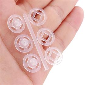 Şeffaf Plastik Dikme Çıtçıt