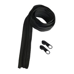 Şerit Metre Fermuar Siyah