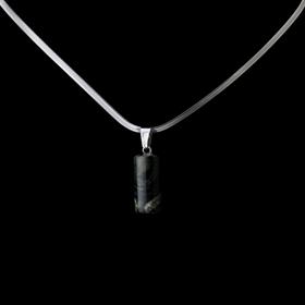 Serpentin Taşı Silindir Kolye Ucu