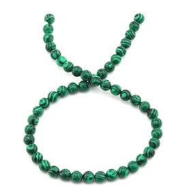 Sıkma Malahit Taşı Boncuk