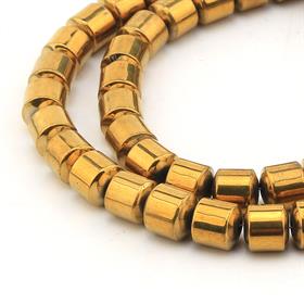 Silindir Hematit Taşı Boncuk