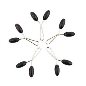 Siyah Damla Eşarp Şal Tokası 12 adet