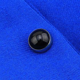 Siyah İnci Taşlı Mıknatıslı Eşarp Klipsi