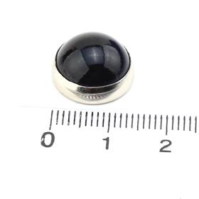 Siyah İnci Taşlı Mıknatıslı Eşarp Klipsi