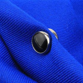 Siyah İnci Taşlı Mıknatıslı Eşarp Klipsi