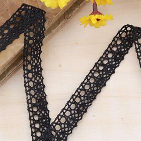 Siyah Kopanaki Pamuk Dantel