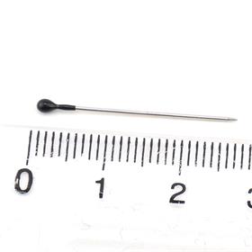 Siyah Mine Başlı Toplu İğne (50 Adet)