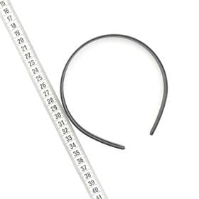 Siyah Plastik Taç Geniş