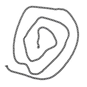 Siyah Renk Metal Takı Zinciri 10 metre