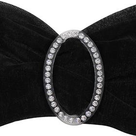 Swarovski Taşlı Şeffaf Oval Kemer Tokası