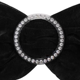 Swarovski Taşlı Şeffaf Yuvarlak Kemer Tokası