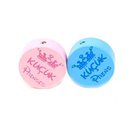 Taç Baskılı, Ahşap Emzik Zinciri Boncuğu