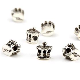 Taç Figür Metal Takı Boncuğu