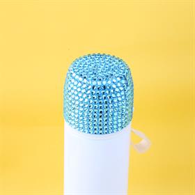 Taşlı Bebe Termosu Mavi