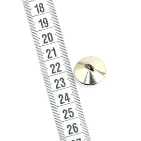 Taşlı Kırlent ve Mobilya Düğmesi Gümüş 10 adet