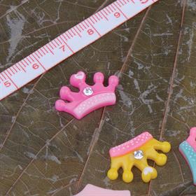 Taşlı Polyester Taç (10 adet)