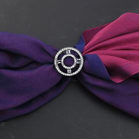 Taşlı Saat Eşarp Şal Yüzüğü Karartma Gümüş