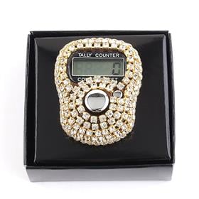 Taşlı Zikirmatik Tesbihmatik Gold