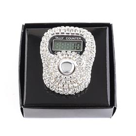 Taşlı Zikirmatik Tesbihmatik Gümüş