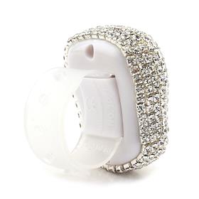 Taşlı Zikirmatik Tesbihmatik Gümüş