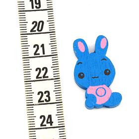 Tavşan Figürlü Emzik Askısı Boncuğu (5 adet)