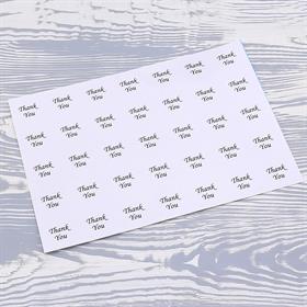 Thank You Şeffaf Sticker